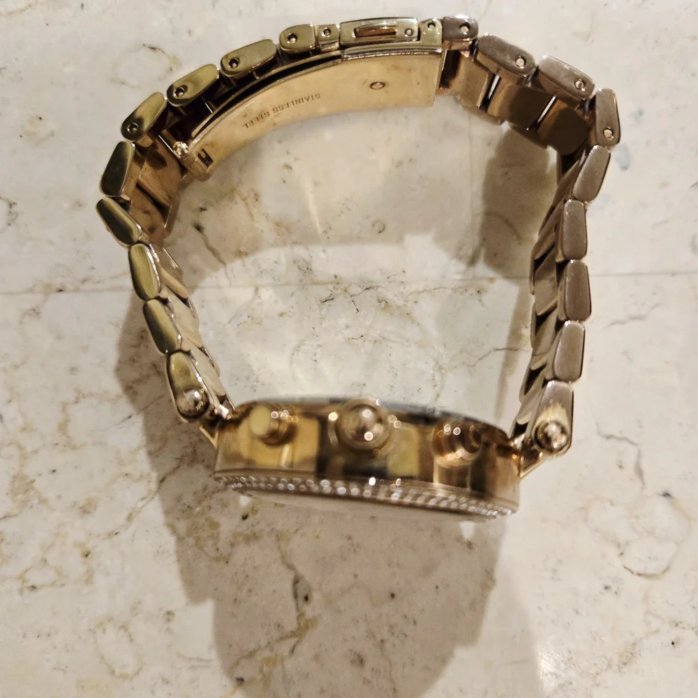 Michael Kors Designer Parker Rose Gold-Tone Watch MK5491 Excellent Condition - Picture 7 of 8